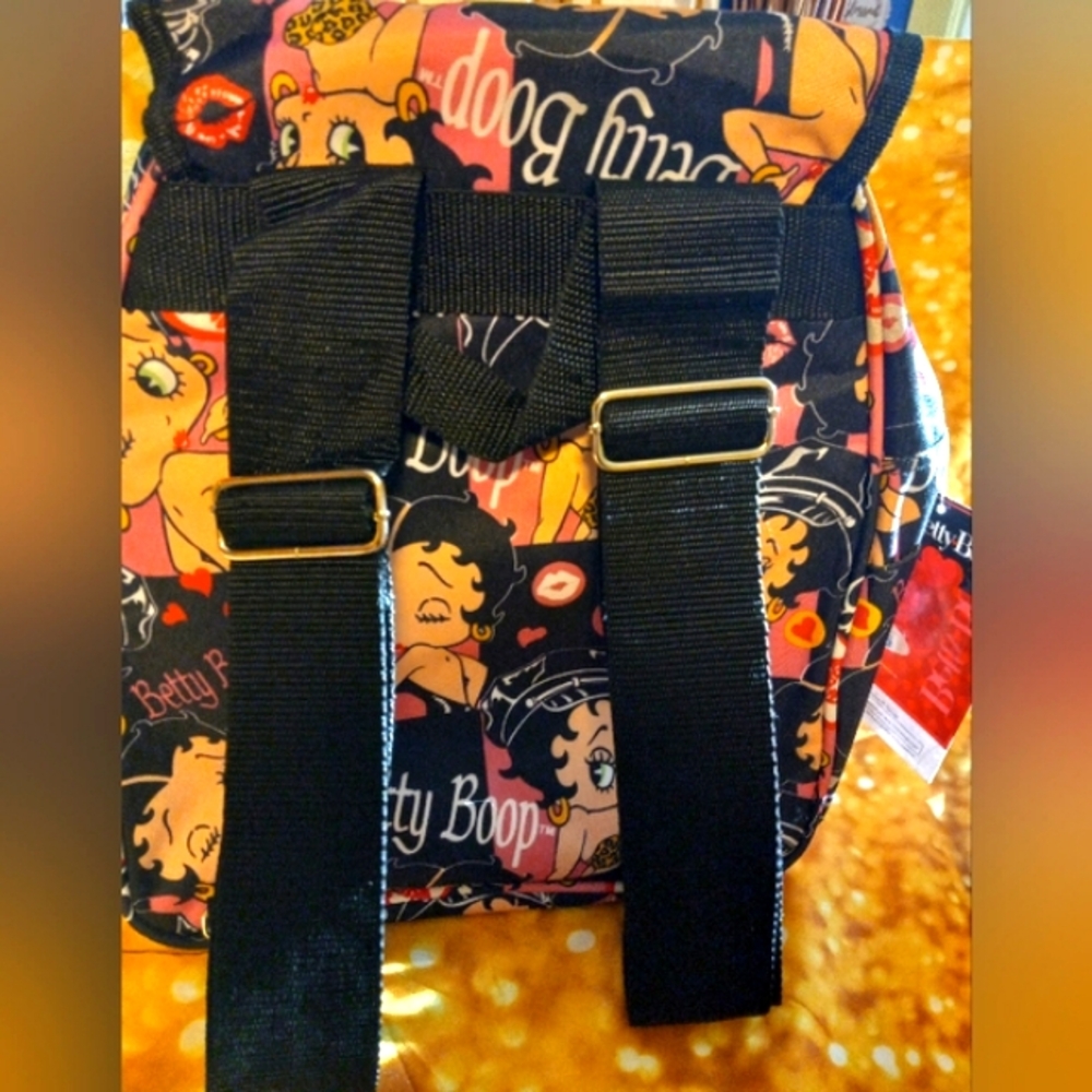 Betty Boop Patterned Backpack Set - Picture 3 of 5